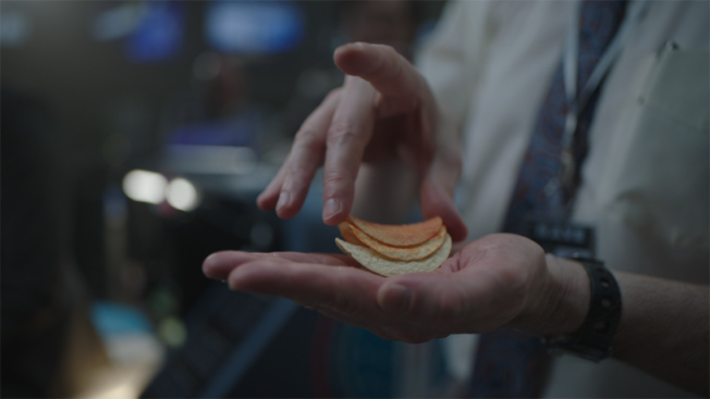 Screenshot from Pringles ad