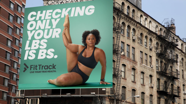 FitTrack billboard