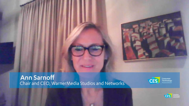 Screenshot of WarnerMedia CEO Ann Sarnoff