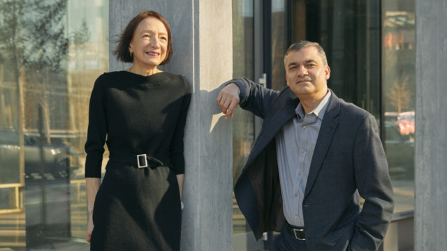 Joanna Seddon and Nik Gharekhan