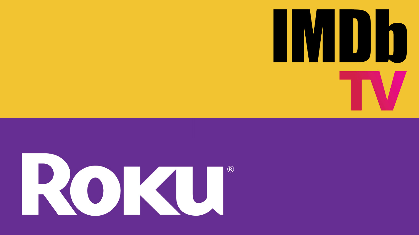 IMDb TV and Roku logos