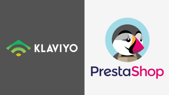 klaviyo and prestashop logos