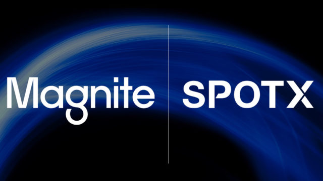 Magnite and SpotX logos