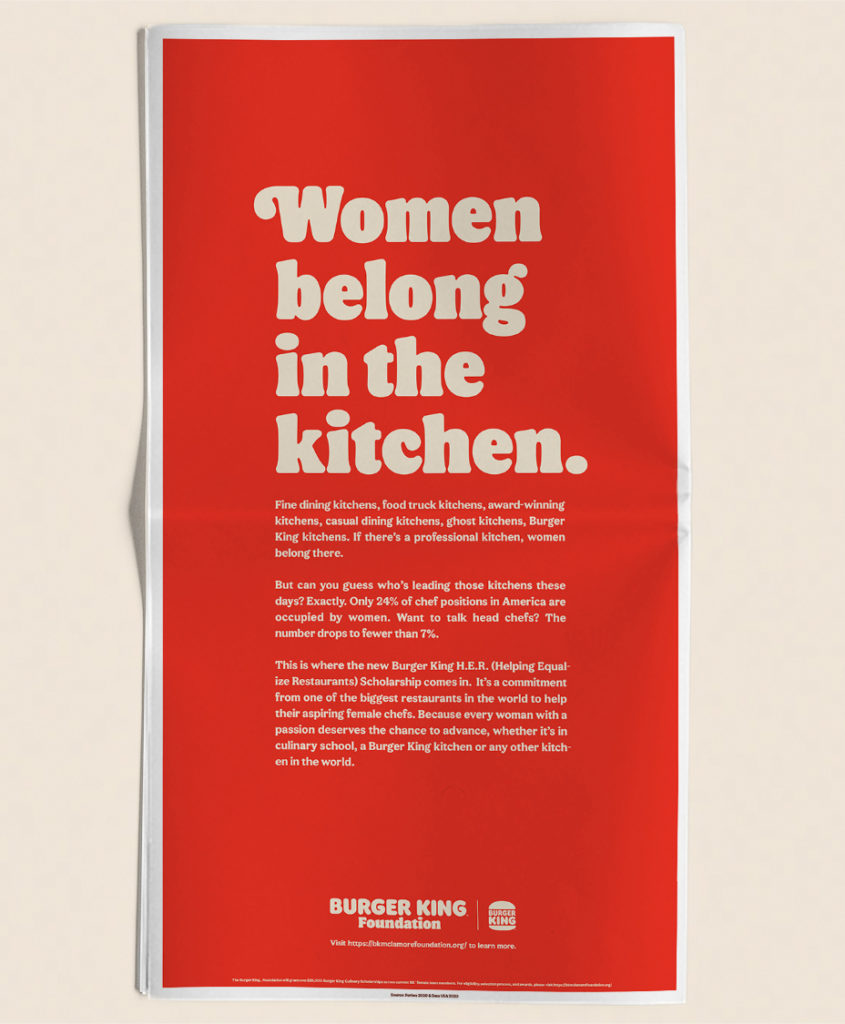 Burger King Deletes 'Women Belong in the Kitchen' Tweet