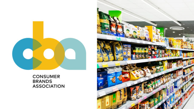 The Consumer Brands Association logo and food