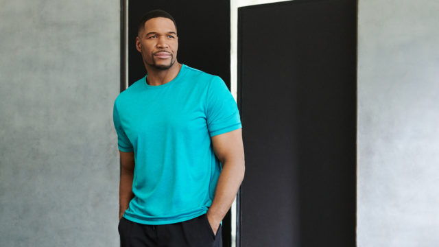 Michael Strahan and Men's Wearhouse have teamed up to offer 