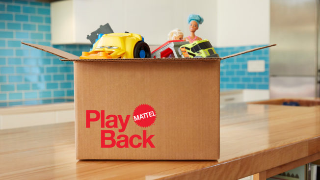 a box of toys that says PlayBack