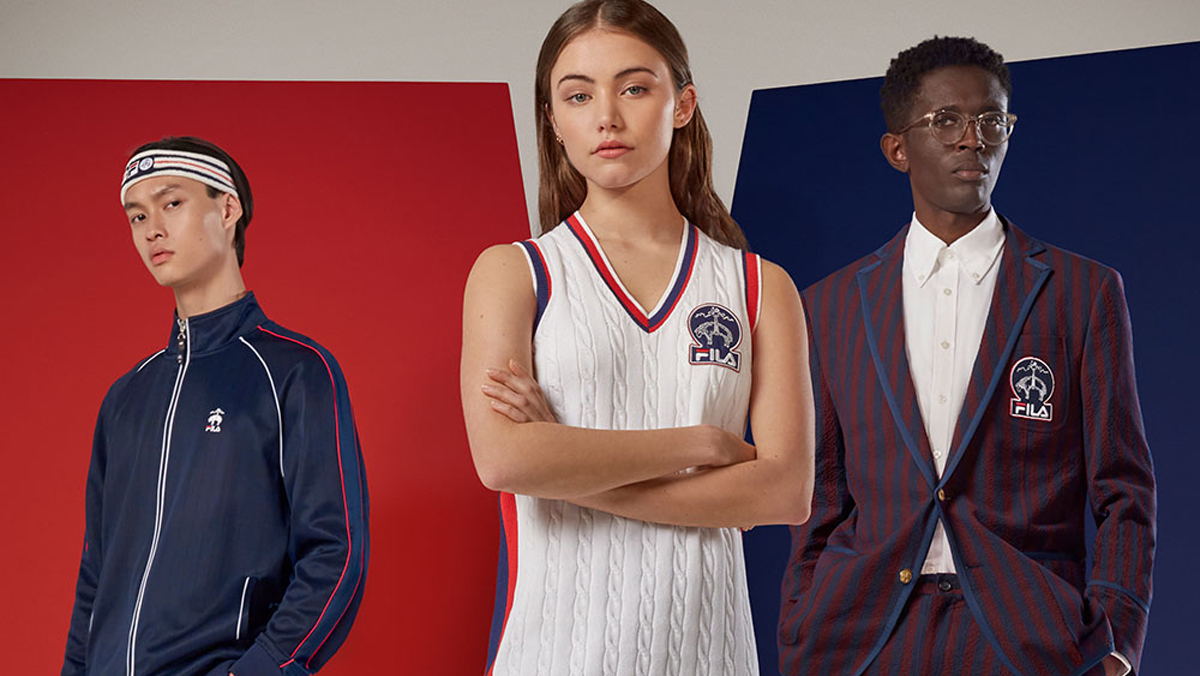 Photo from the Fila and Brooks Brothers collaboration