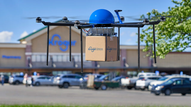 The retailer has partnered with Drone Express for pilot tests of the technology.