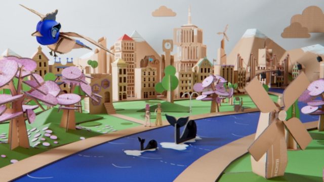 Samsung's Small World featuring upcycled packaging