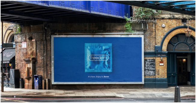 Durex Billboards Celebrate Sexual Freedom After Lockdown