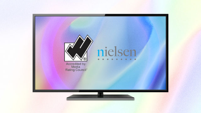 a computer screen with the nielsen logo