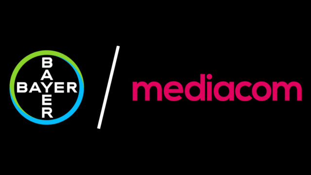 MediaCom and Bayer logos