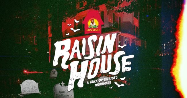 Sun-Maid Embraces Awful Halloween Reputation by Creating an Actual 'Raisin House'