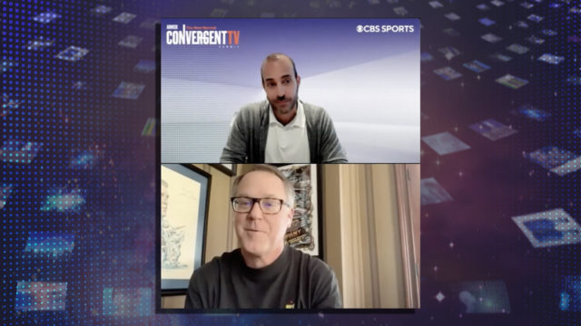 CBS Sports' Jeff Gerttila and ESPN's Burke Magnus speak at Convergent TV session.