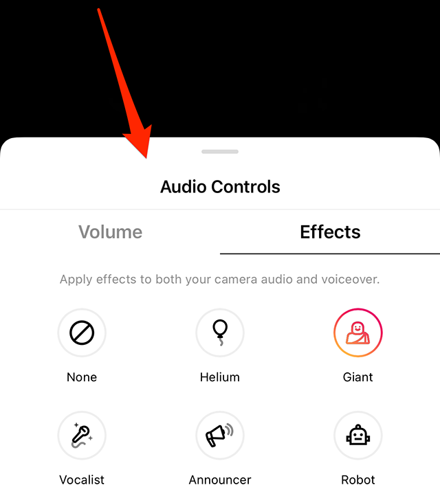 Instagram Reels: How to Use Voice Effects