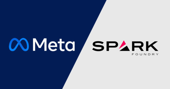 Meta and Spark Foundry's logos