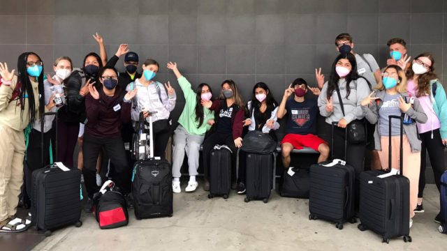 Student travelers supported by the Away-Global Glimpse partnership