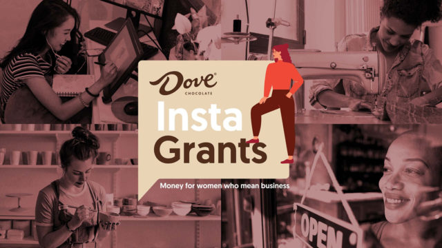 Dove Chocolate's InstaGrants platform