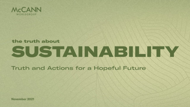 McCann Worldgroup's Truth About Sustainability