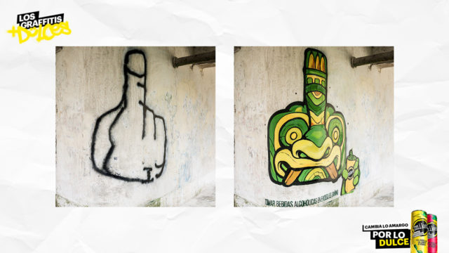 Graffiti artists transform graffiti in Peru