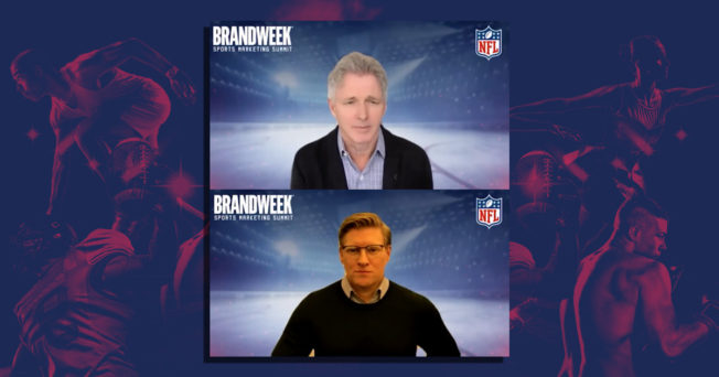 zoom panels of Tim Ellis, the NFL's evp and CMO, and Ian Trombetta, the NFL's svp of influence marketing