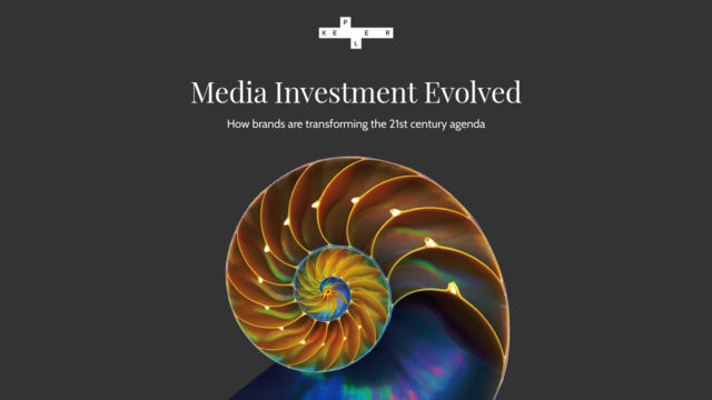 snail shell with media investment evolved above it
