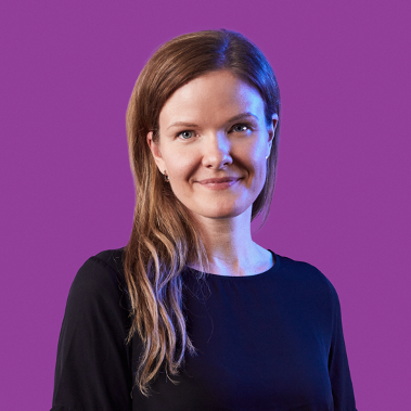 Portrait of Riikka Söderlund, Global Head of Marketing, Smartly.io