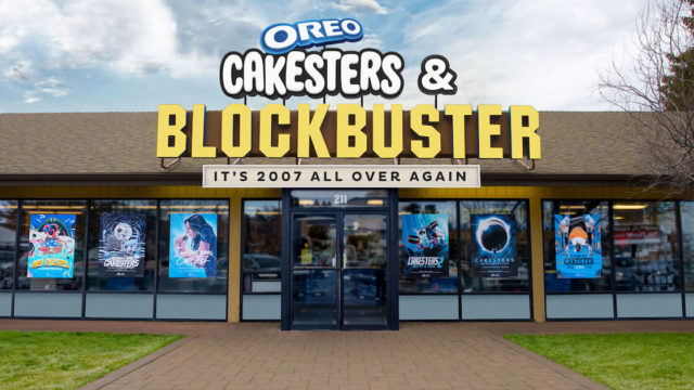 Oreo Cakesters make a return with a takeover at the last Blockbuster bring the 2000s nostalgia