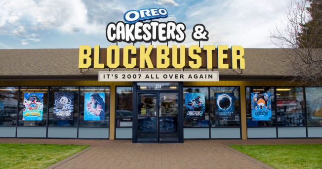 Oreo Cakesters make a return with a takeover at the last Blockbuster bring the 2000s nostalgia