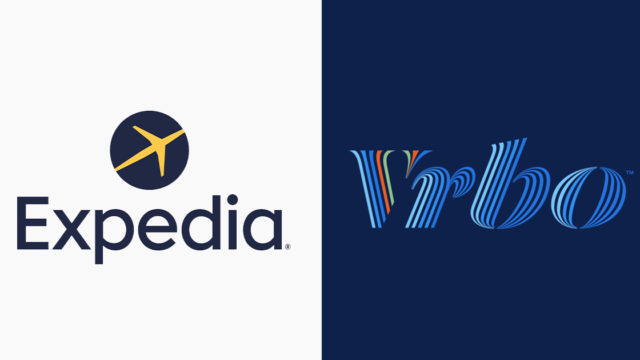 Expedia and Vrbo logos