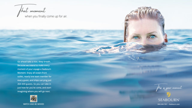 Seabourn ad for women over 50