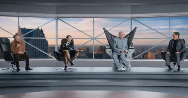 GM Turns Dr. Evil Into a Climate Change Hero for Super Bowl