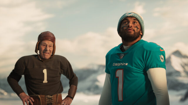 The Paramount Super Bowl promo features Patrick Stewart and Creed.