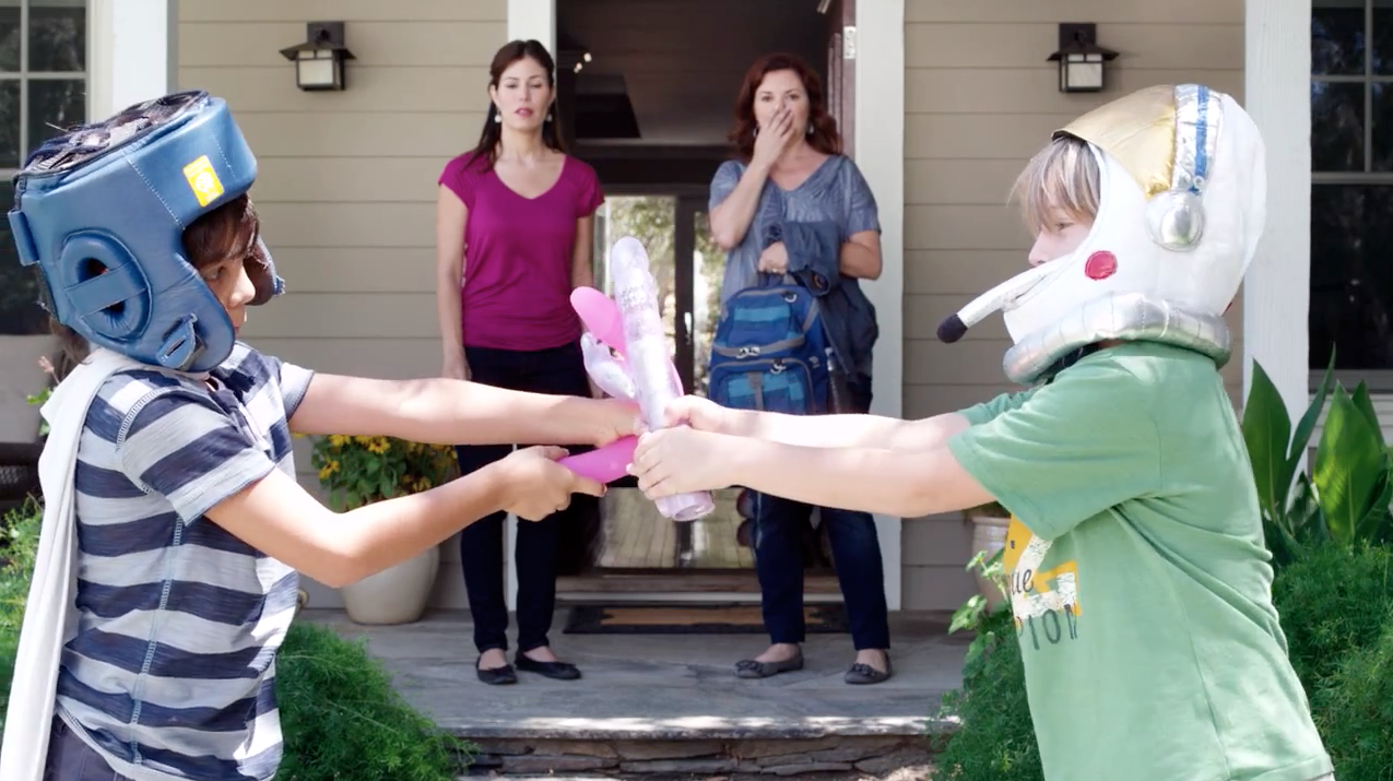 This Epic Front Yard Dildo Battle Suddenly Becomes A Pretty Amazing Psa