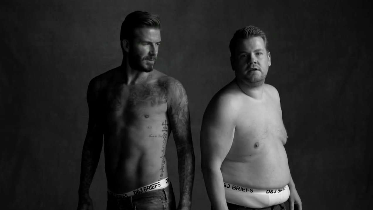 David Beckham Finds a Somewhat Less Chiseled Partner for Latest Underwear  Ads