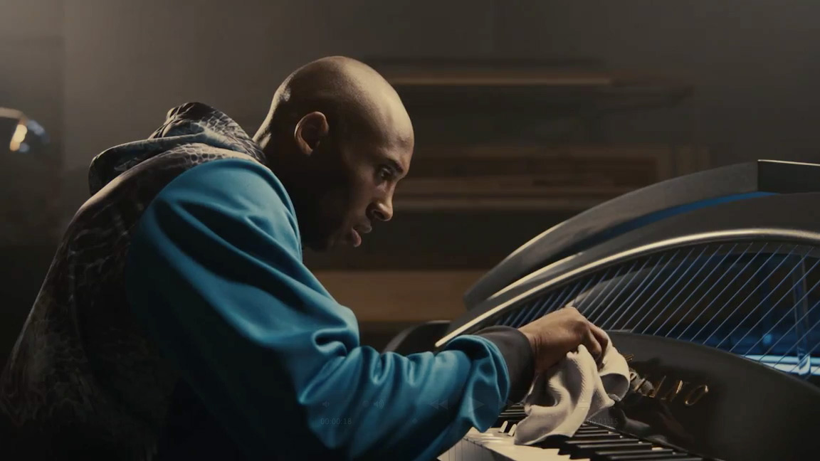 Kobe Handcrafts Pianos and Sneakers in Ad That Makes Lionel Richie Cry