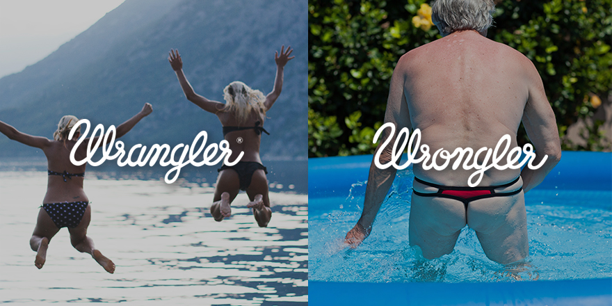 Wrangler Busts Out Its Cringeworthy Evil Twin, Wrongler, in These Bizarre  Ads